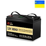 Акумулятор SJY LiFePO4 12V, 100Ah, 1280Wh BMS, LCD экран для ДБЖ (клас А), фото 8