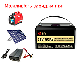 Акумулятор SJY LiFePO4 12V, 100Ah, 1280Wh BMS, LCD экран для ДБЖ (клас А), фото 9