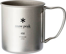 Кружка Snow Peak MG-143 Titanium Single Wall 450ml