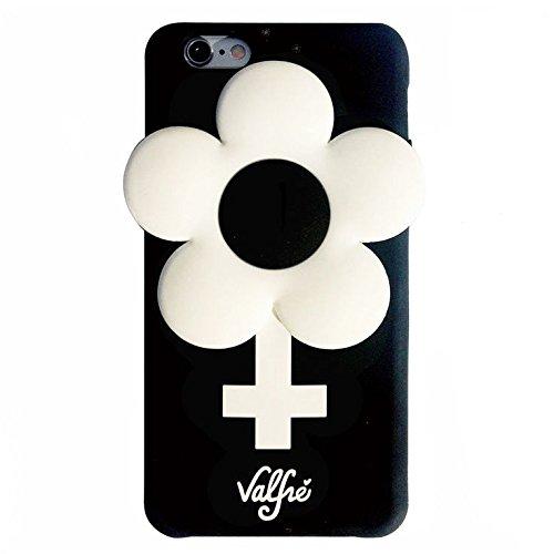Силіконовий чохол для iPhone 6S/6 — Valfre Ромашка, Чорний, фото 1