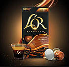 Набір кави в капсулах Nespresso L'OR Espresso Caramel – 100 капсул, фото 2