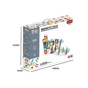 Конструктор магнітний лабіринт різнокольоровий на 95 деталей, фото 2