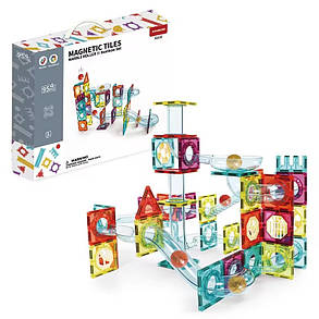Конструктор магнітний лабіринт різнокольоровий на 95 деталей, фото 3