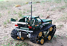 Конструктор гоночна машина на гусеничному ходу на дистанційному керуванні на 626 деталей, зелений, фото 4