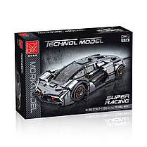 Конструктор спортивний автомобіль Lamborghini на 1512 деталей, сірий, фото 4