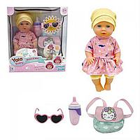 Іграшка пупс лялька з аксесуарами пляшечкою в коробці подарунок на новий рік дівчинці