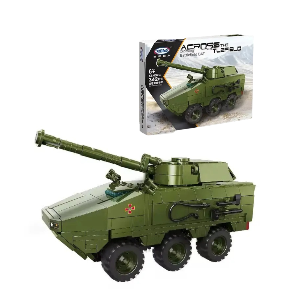 Конструктор дитячий.Ігровий військовий БТР ЗСУ "Отаман" на 342 деталі