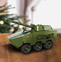 Конструктор дитячий.Ігровий військовий БТР ЗСУ "Отаман" на 342 деталі, фото 3