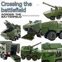 Конструктор дитячий.Ігровий військовий БТР ЗСУ "Отаман" на 342 деталі, фото 4