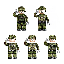 Конструктор дитячий.Самохідна артилерійська установка військовий танк на 1648 деталі, фото 5