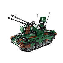 Конструктор дитячий танк Flakpz Gepard ігровий.Військова зенітна установка на 1352 деталей, фото 2