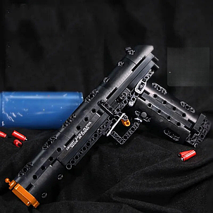 Конструктор Пістолет ігровий дитячий Desert Eagle на 563 деталі, чорний, фото 2
