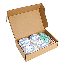 Набір бісеру для виготовлення біжутерії в пластиковому контейнері, сет №4, фото 4