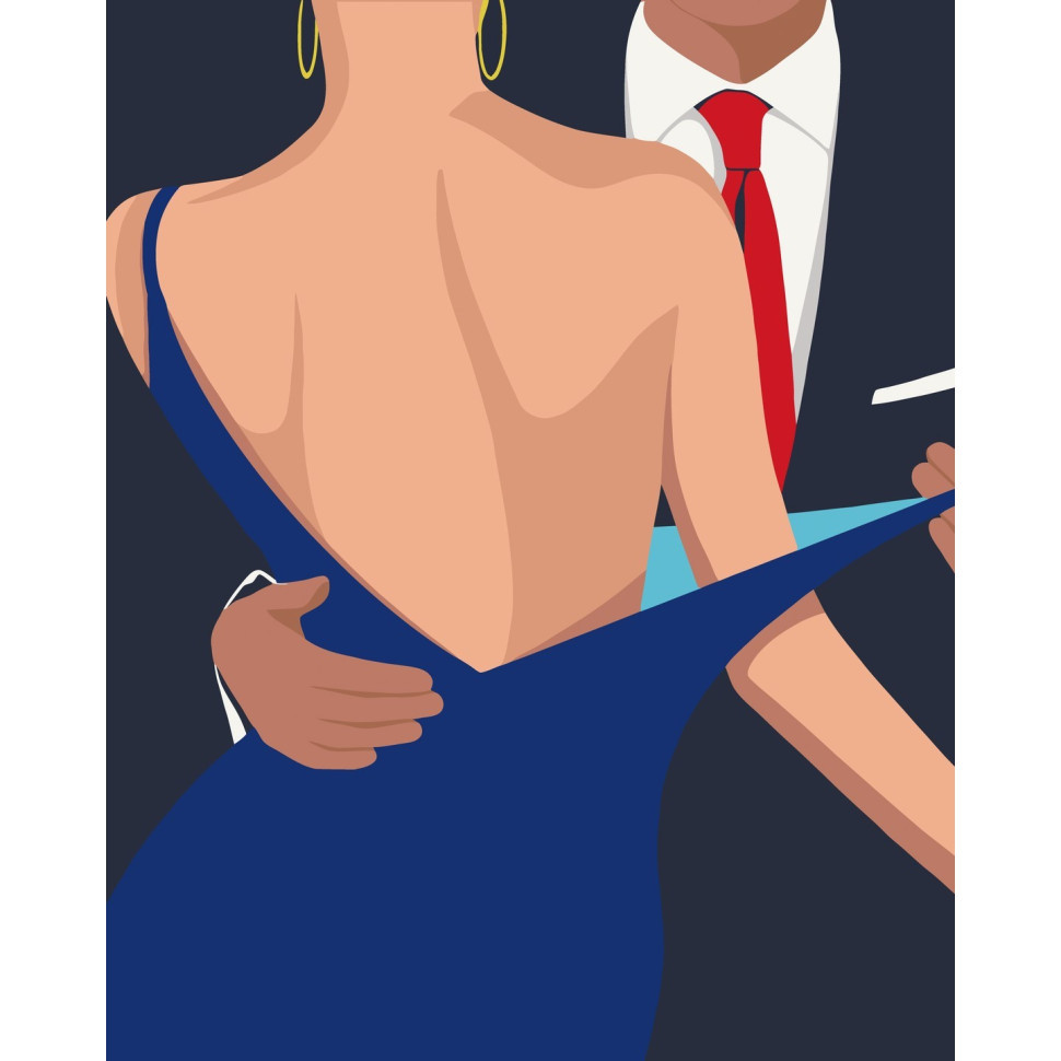 Картина за номерами 18+. Флірт 40*50 см Art Craft 10024-AC, фото 1