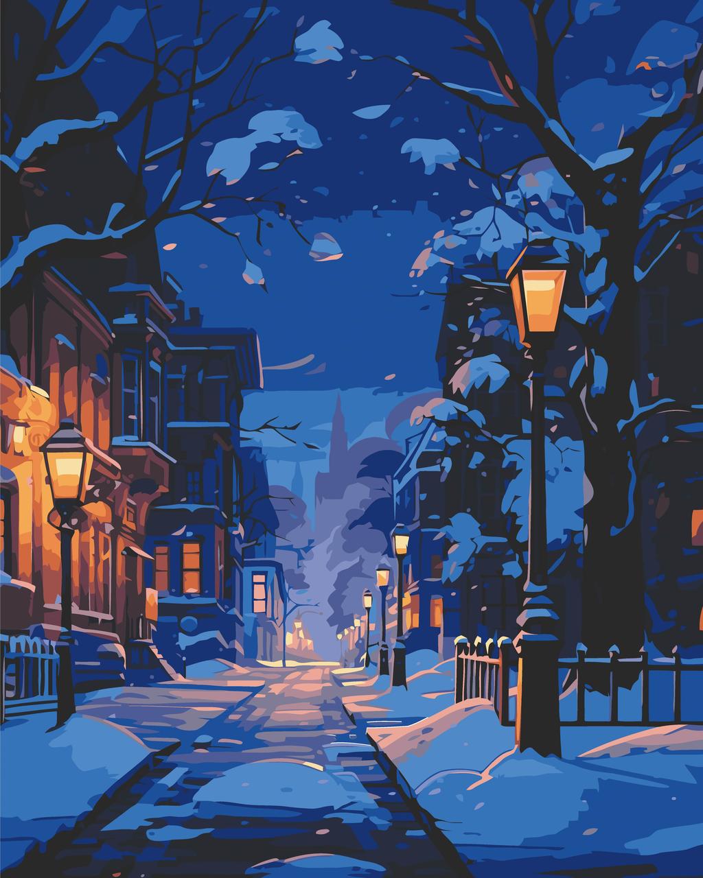 Картина за номерами Затишна зима. Новорічна 40*50 см Art Craft 11051-AC, фото 1