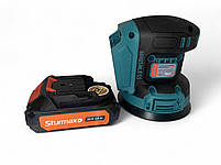 Sturmax OSM8120CR Ексцентрикова шліфмашина акумуляторна 20 В Комплект АКБ 2 АЧ + З/П сумісність з Makita, фото 3