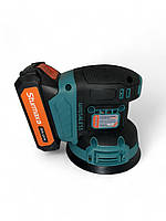 Sturmax OSM8120CR Ексцентрикова шліфмашина акумуляторна 20 В Комплект АКБ 2 АЧ + З/П сумісність з Makita, фото 4