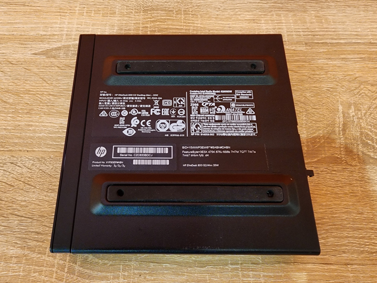 Компьютер HP EliteDesk 800 G2 Mini, Intel Core i5-6500T 3.1