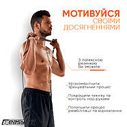 Гумова петля EasyFit 6-31 кг Чорна, фото 4