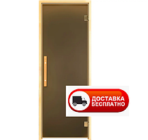 Двері в лазню та сауну Tesli Lux Magnetic Sateen 1900х700