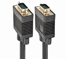 Кабель premium VGA, 3+ 9C HD15M, з 2-ма феритами, 30 м Cablexpert CC-PPVGA-30M-B - MegaLavka