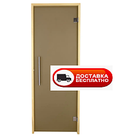 Лазневі двері Tesli Steel Sateen 1900х700