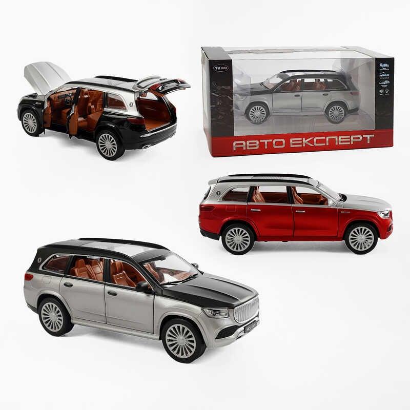 Джип RS-50479 (36/2) "Авто Експерт", 3 кольори, металопластик, масштаб 1:22, світло, звук, інерція,
