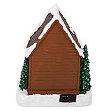 Новорічна карусель з підсвіткою і музикою "Санта на ярмарку", 19х25,5 см, фото 3