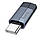 Перехідник Hoco Type-C male to iP female charging and data adapter UA29 Сірий, фото 4