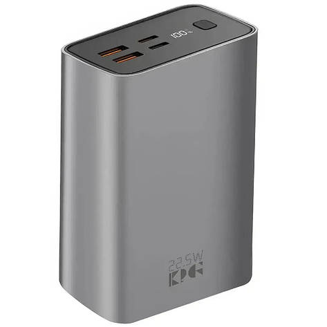 Павербанк KP KPG-312 Power Bank USB Type-C 30000 мА/год 22,5 Вт Сірий, фото 1