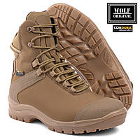 Тактические демисезонные берцы Койот нубук "BNM", армейские бежевые ботинки из нубука для ВСУ