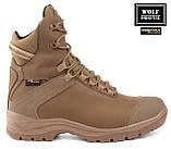 Тактичні демісезонні берці Койот нубук "BNM", армійські бежеві черевики з нубуку для ЗСУ, фото 2
