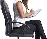 Ортопедична подушка PharMeDoc Coccyx Seat Cushion для сидіння, чорна., фото 7