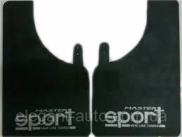 Бризковики великі чорні - 2шт - "Master Sport" - 450х280 - м'які (10шт/уп)