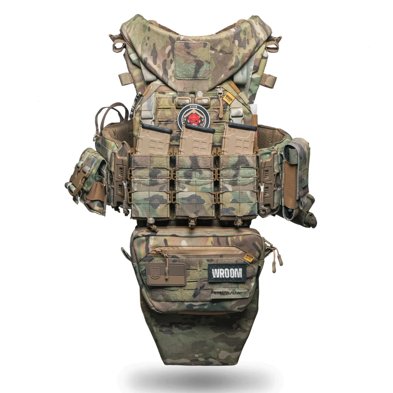 Бронежилет 6 класу "Ghost Gen4 V4+" з балістичним захистом 2 класу, системою швидкого скидання + 9 підсумків