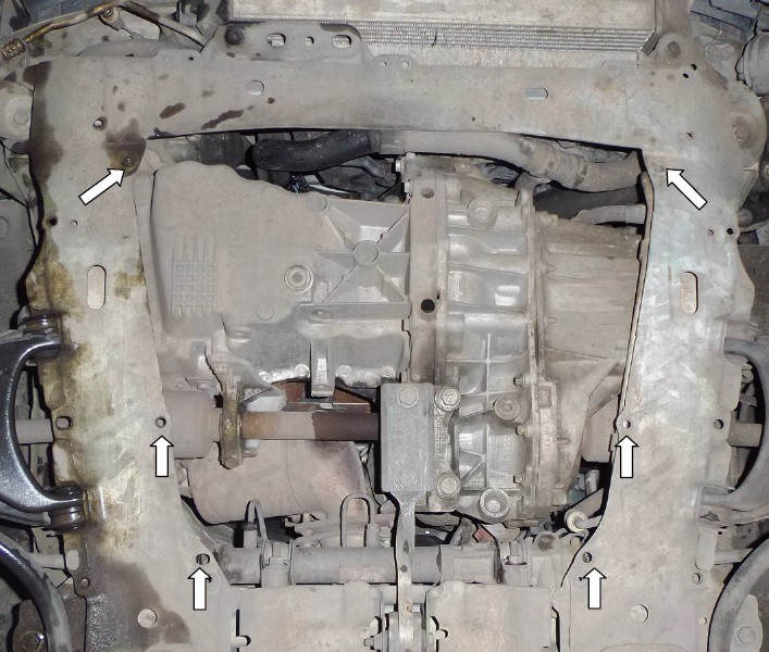 Защита двигателя и КПП на Renault Kangoo (ПРЕМИУМ) KOLCHUGA (Украина) - 2.0565.00 - фото 2 - id-p449976026