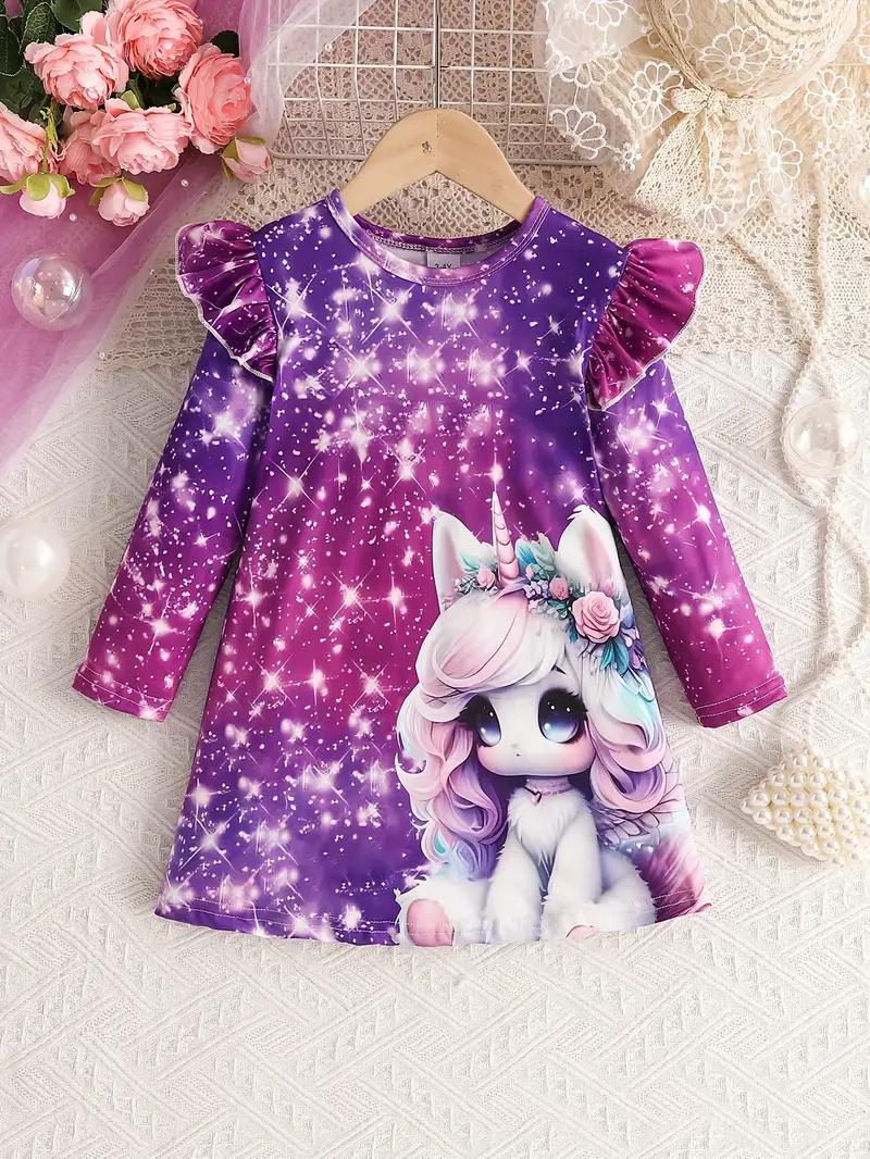 Гарне плаття для дівчинки Єдиноріжка на 4-5 років, фото 1