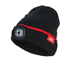 Шапка в'язана Lucky John DROP LED (100% акрил, знімний ліхтар) р.L