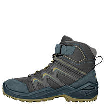 Черевики для туризму дитячі LOWA Maddox Warm GTX MID Jr 651781 6910 petrol/mustard, фото 3