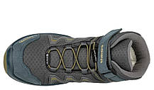 Черевики для туризму дитячі LOWA Maddox Warm GTX MID Jr 651781 6910 petrol/mustard, фото 6