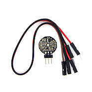 Датчик пульсу для мікроконтролерів Arduino з проводами підключення, фото 6