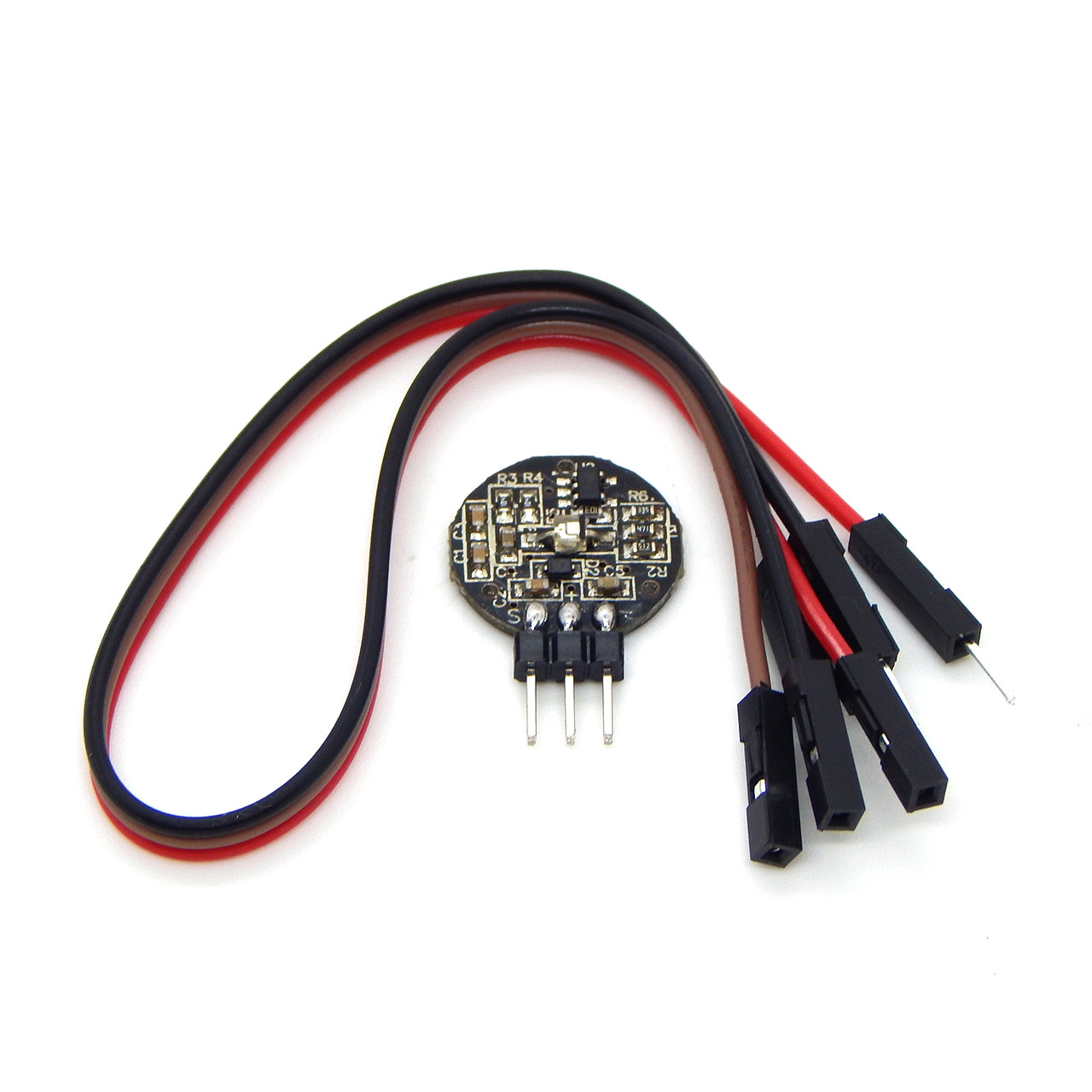 Датчик пульсу для мікроконтролерів Arduino з проводами підключення