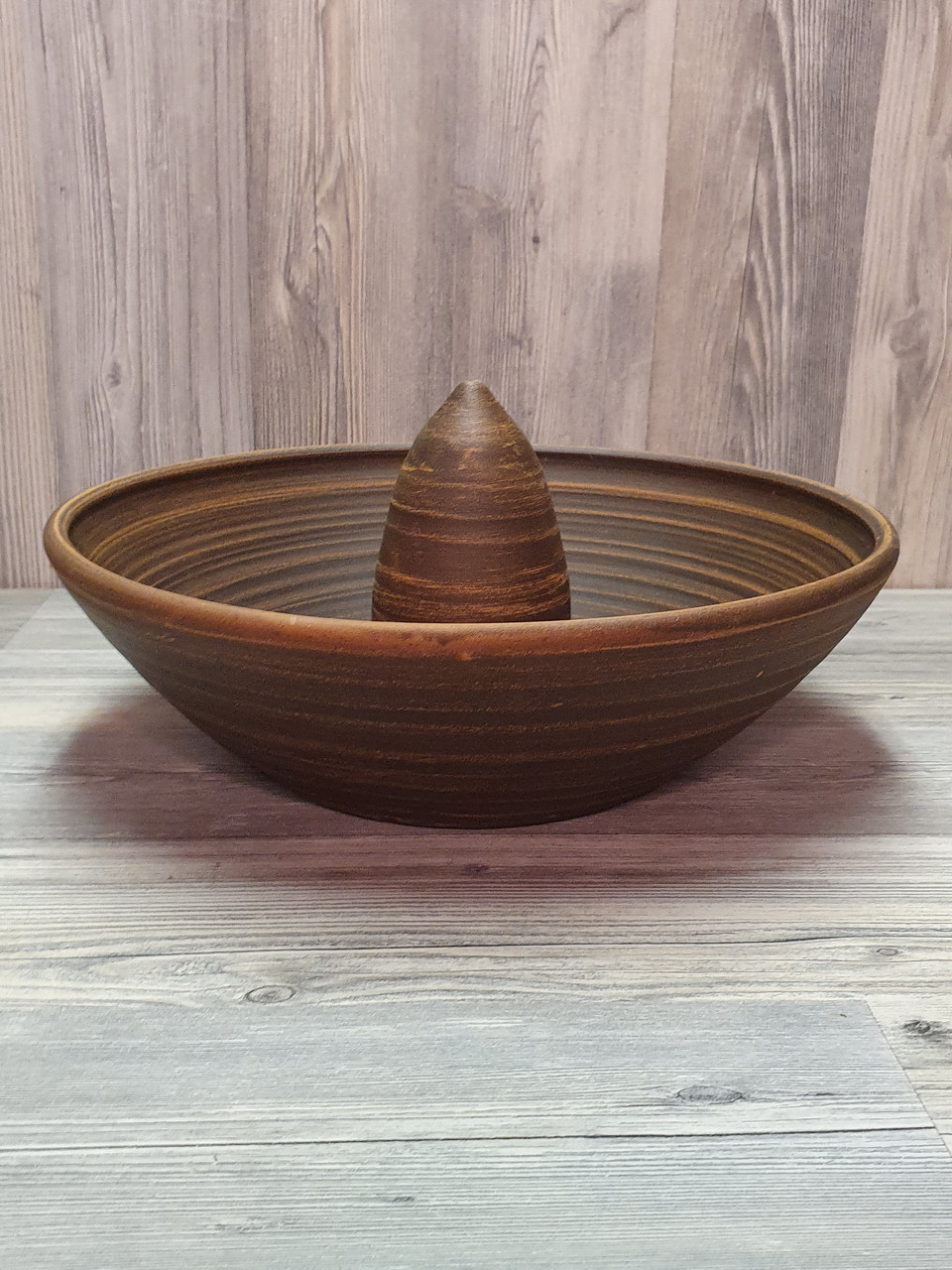 Ростер для запікання курки, птиці, курятница, з червоної глини (глиняний), 29 см