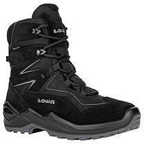 Черевики для туризму дитячі LOWA Lino GTX HI Jr 651530 9930 black/grey, фото 3