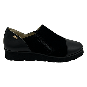 Туфлі жіночі із замшевої шкіри чорні “Style Shoes”