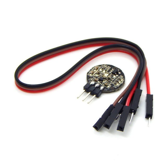 Датчик пульсу для мікроконтролерів Arduino з проводами підключення