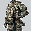 Плитоноска улучшенная «Ghost Gen4 V5» с баллистической защитой 1 класса, системой быстросброса + 9 подсумков., фото 5