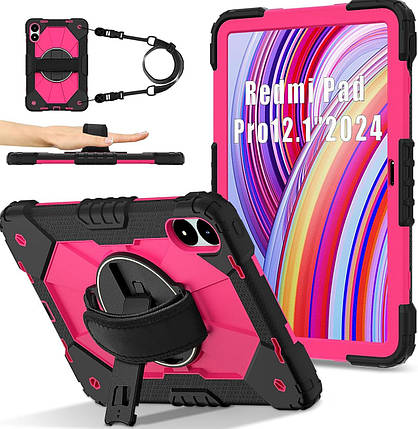 Чохол Protective force на Xiaomi Redmi Pad Pro 12.1" / малиновий, фото 1