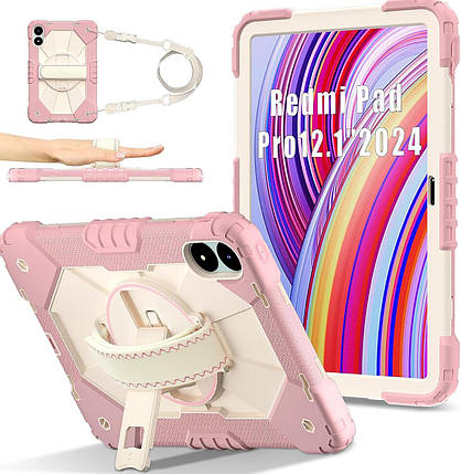 Чохол Protective force на Poco Pad (12.1") / рожевий, фото 1