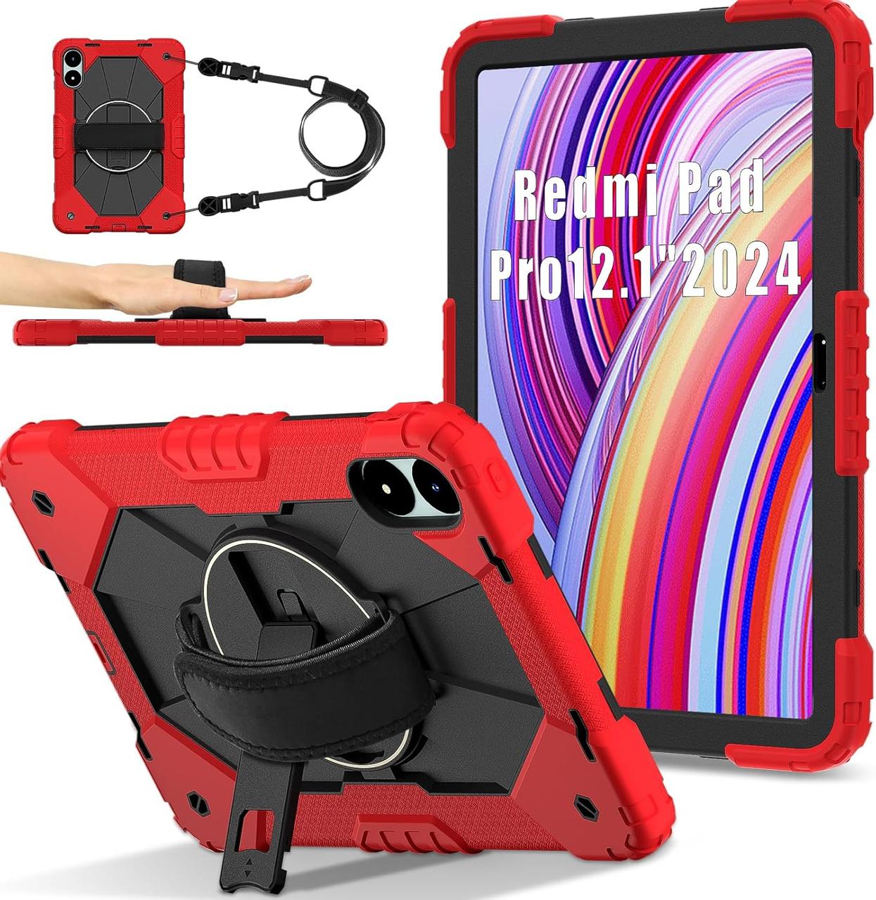 Чохол Protective force на Poco Pad (12.1") / червоний